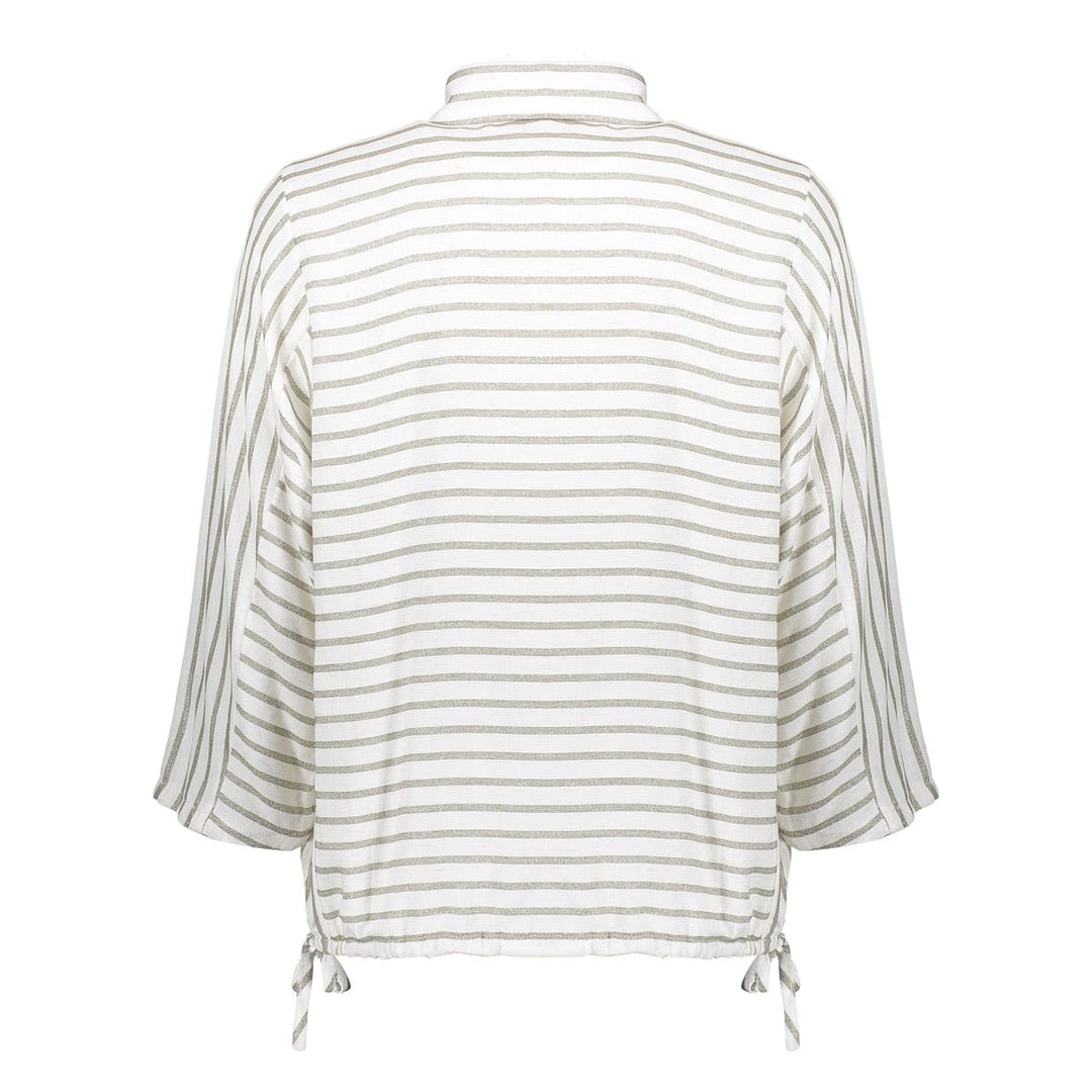 Geisha blouse l/m ecru dessin – dames