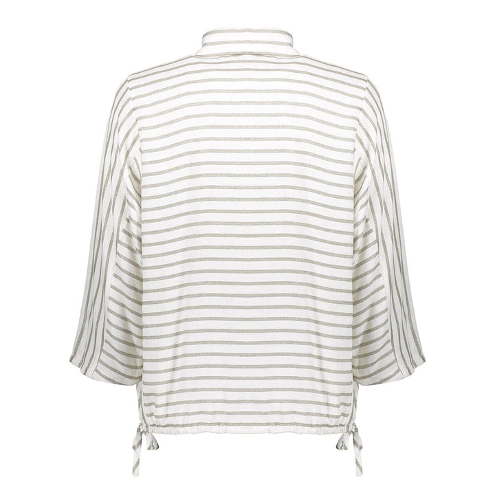 Geisha blouse l/m ecru dessin – dames