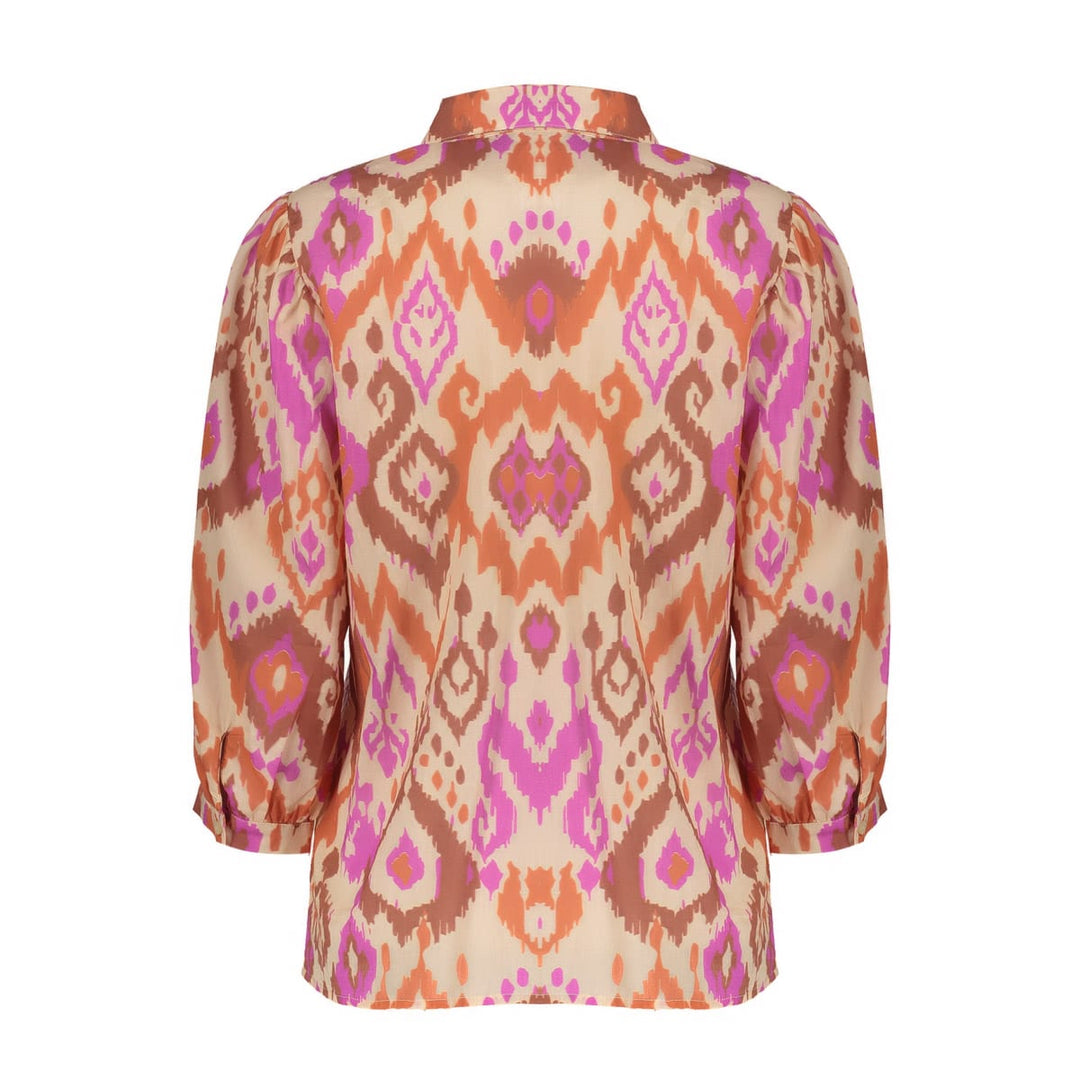 Geisha blouse 63207-20 ecru dessin – dames