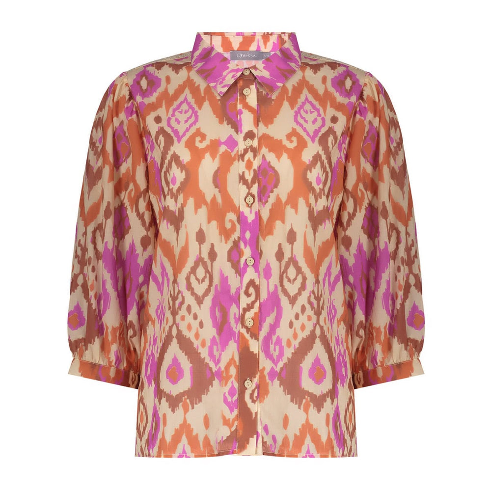 Geisha blouse 63207-20 ecru dessin – dames