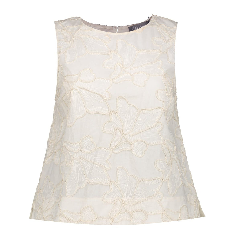 Geisha dames singlet 63301-10 off-white – dames