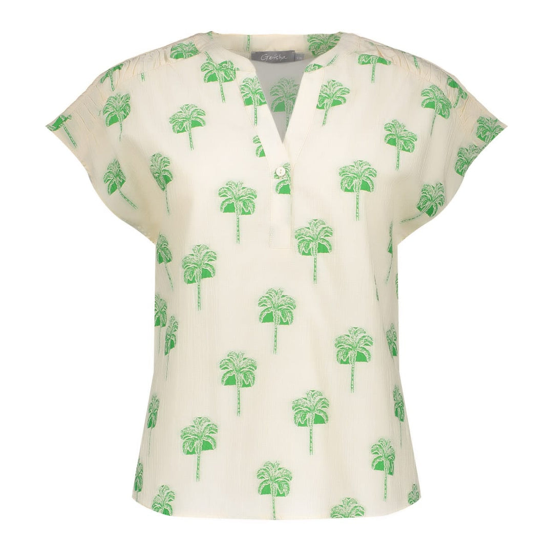 Geisha dames top 63291-20 – off-white