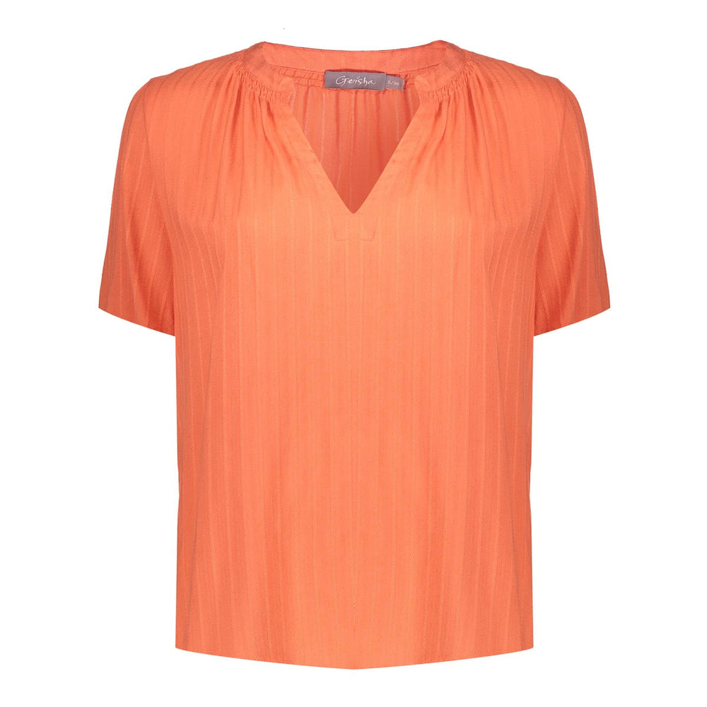 Geisha dames top 63419-14 oranje dessin – dames