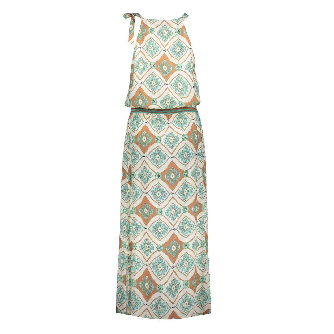 Geisha jurk midi ecru dessin – dames