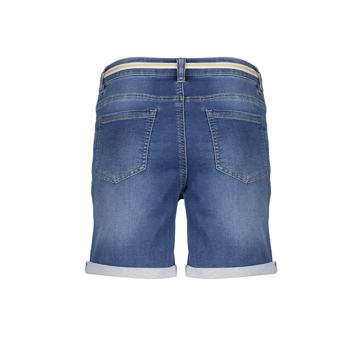 Geisha Frances short denim dames – blauw - Blue Denim