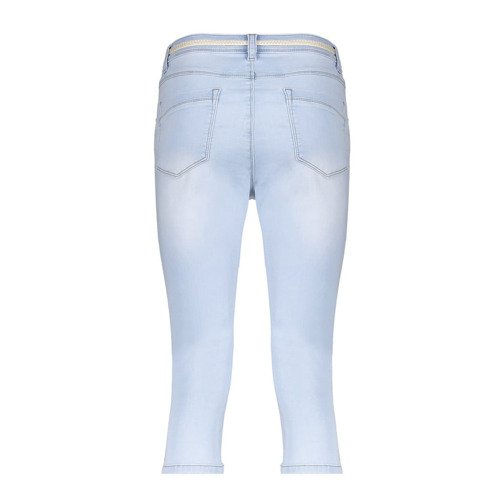 Geisha Emma capri denim dames - blue denim