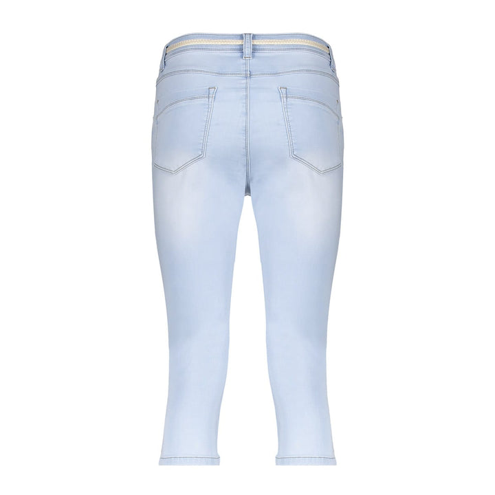 Geisha Emma capri denim dames - blue denim