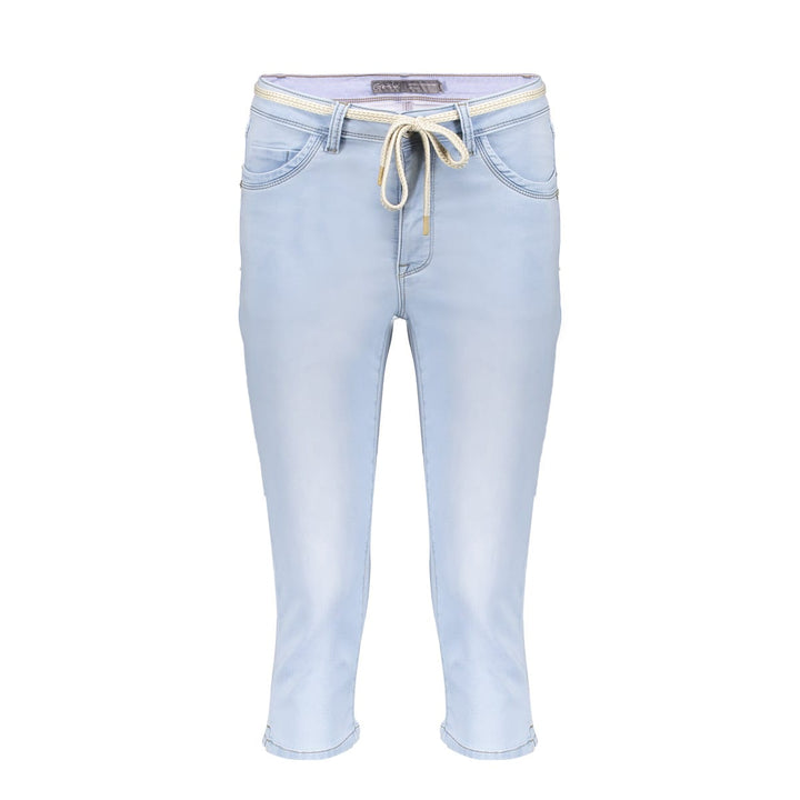 Geisha Emma capri denim dames - blue denim