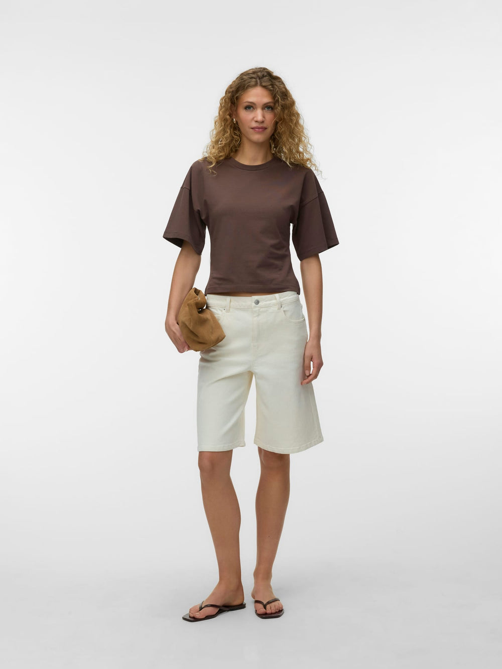 VERO MODA Kiara T-shirt bruin – dames