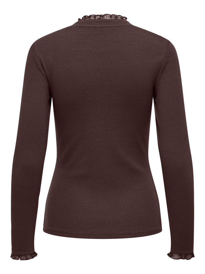 Only top l/m dames bruin – Leslie