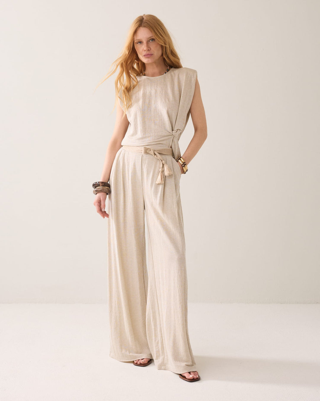 Summum lange broek zand – dames