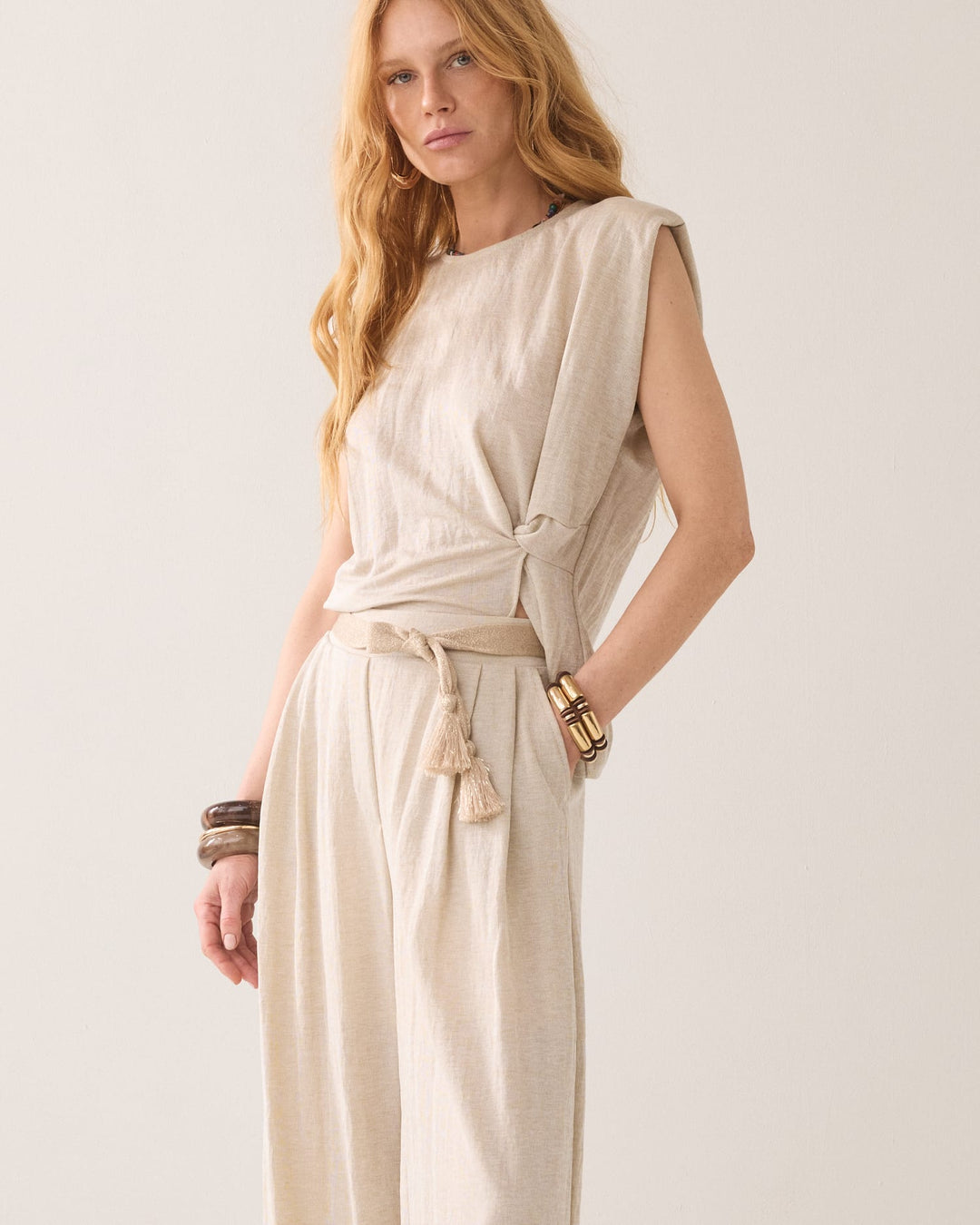 Summum lange broek zand – dames
