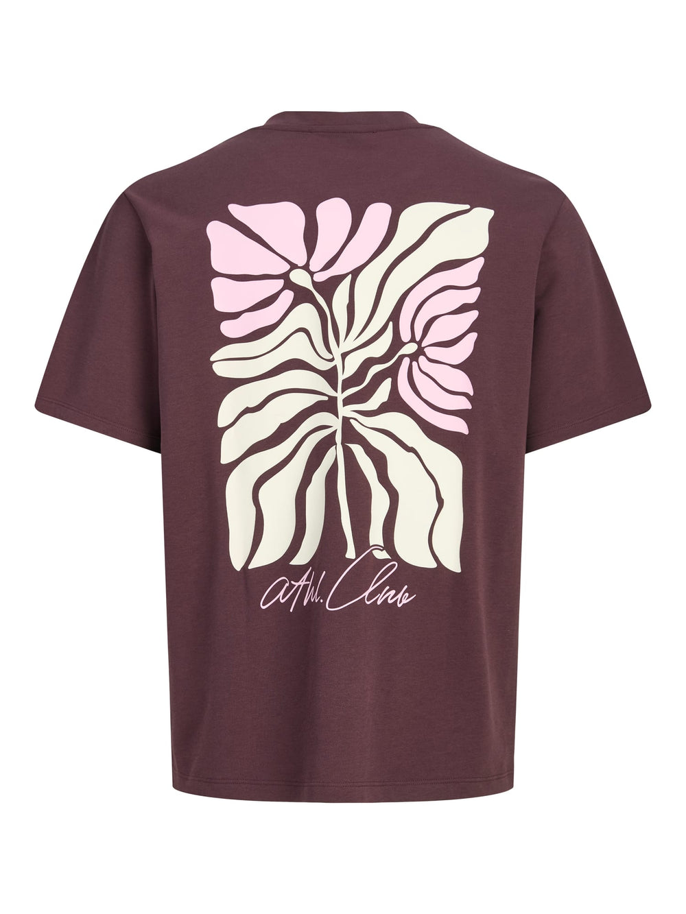 Jack & Jones T-shirt bordeaux – heren