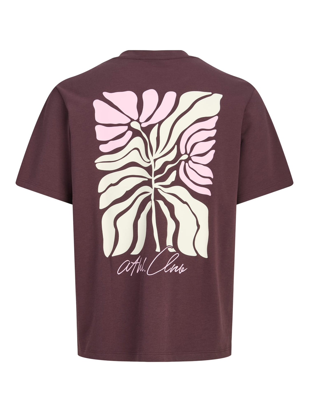 Jack & Jones T-shirt bordeaux – heren