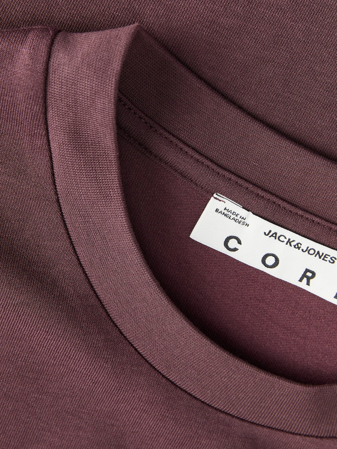 Jack & Jones T-shirt bordeaux – heren