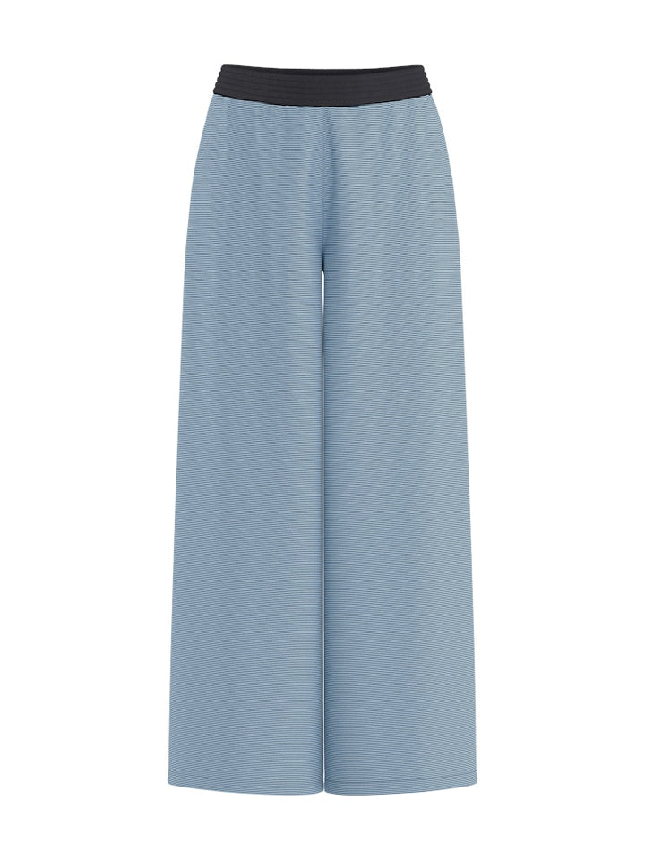 Hype drop 32000952 paige lange broek blauw dessin