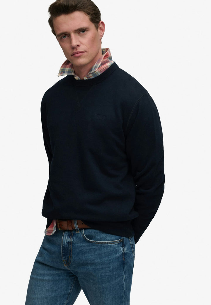 Superdry M2014701A sweater heren navy
