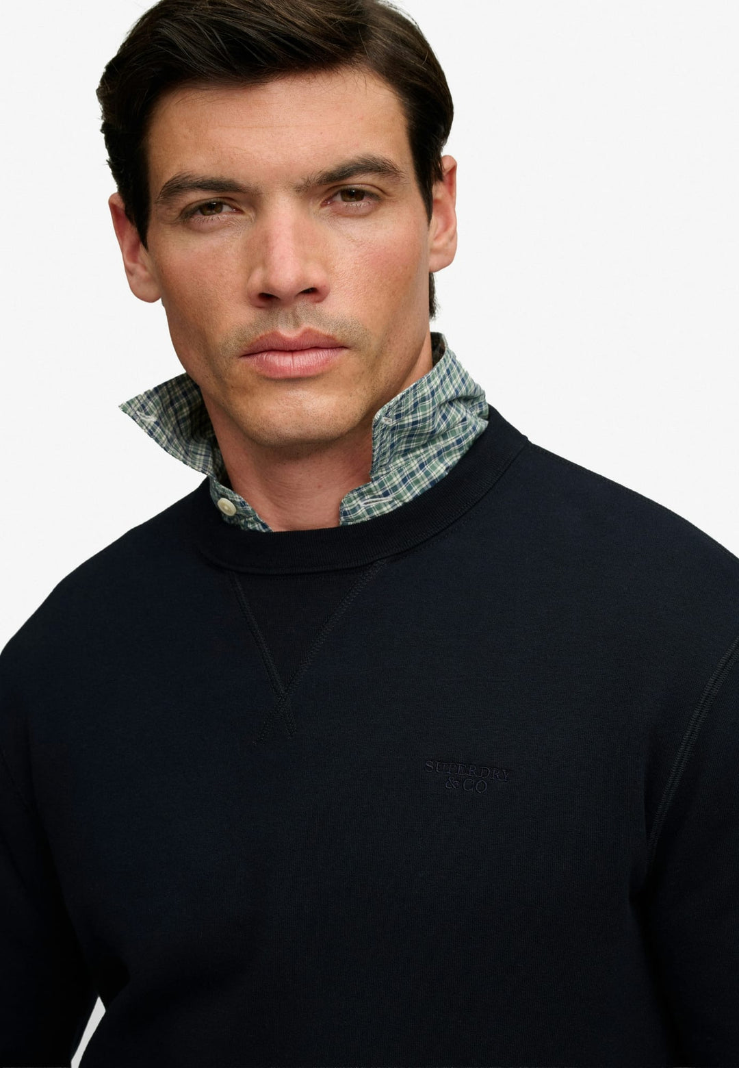 Superdry M2014701A sweater heren navy