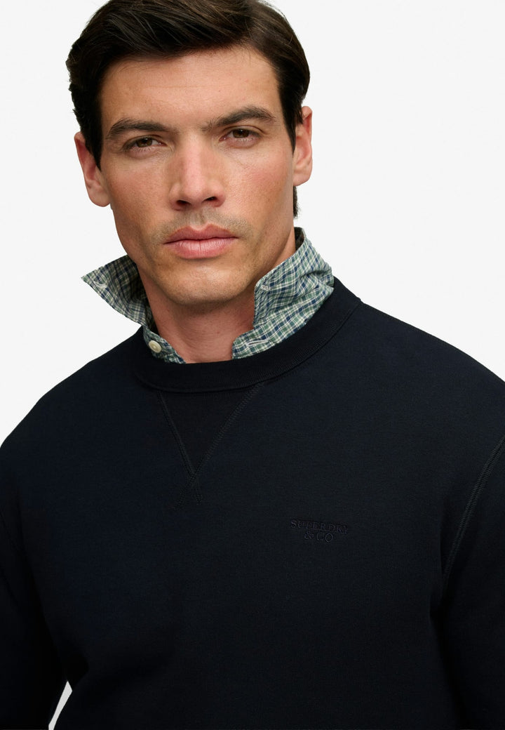 Superdry M2014701A sweater heren navy