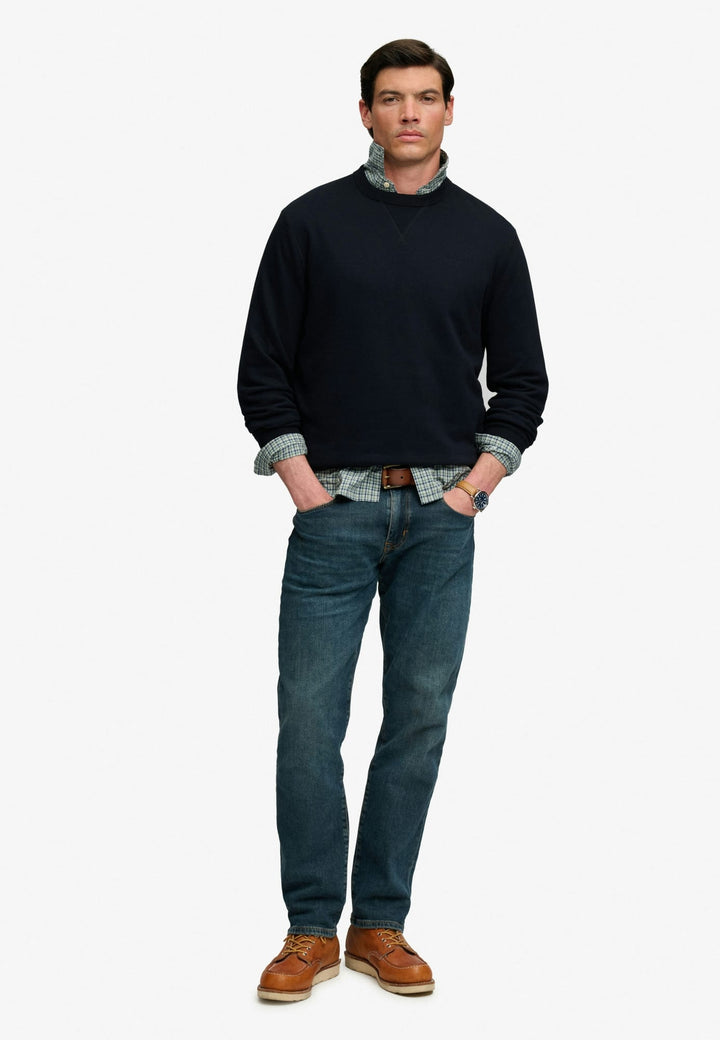 Superdry M2014701A sweater heren navy