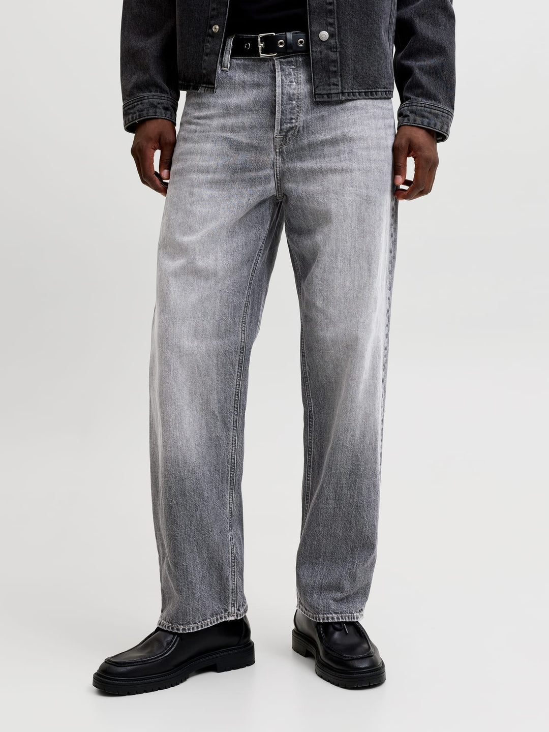 Jack &amp; Jones 12300804 Alex jeans low croth-baggy fit grey denim – heren - L34