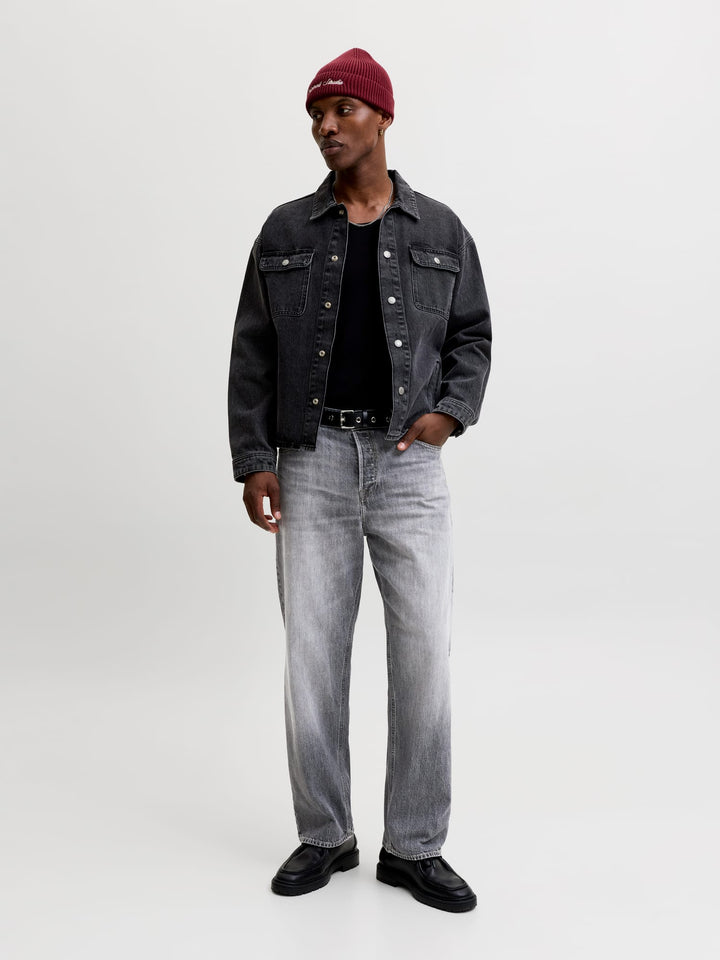 Jack &amp; Jones 12300804 Alex jeans low croth-baggy fit grey denim – heren - L34