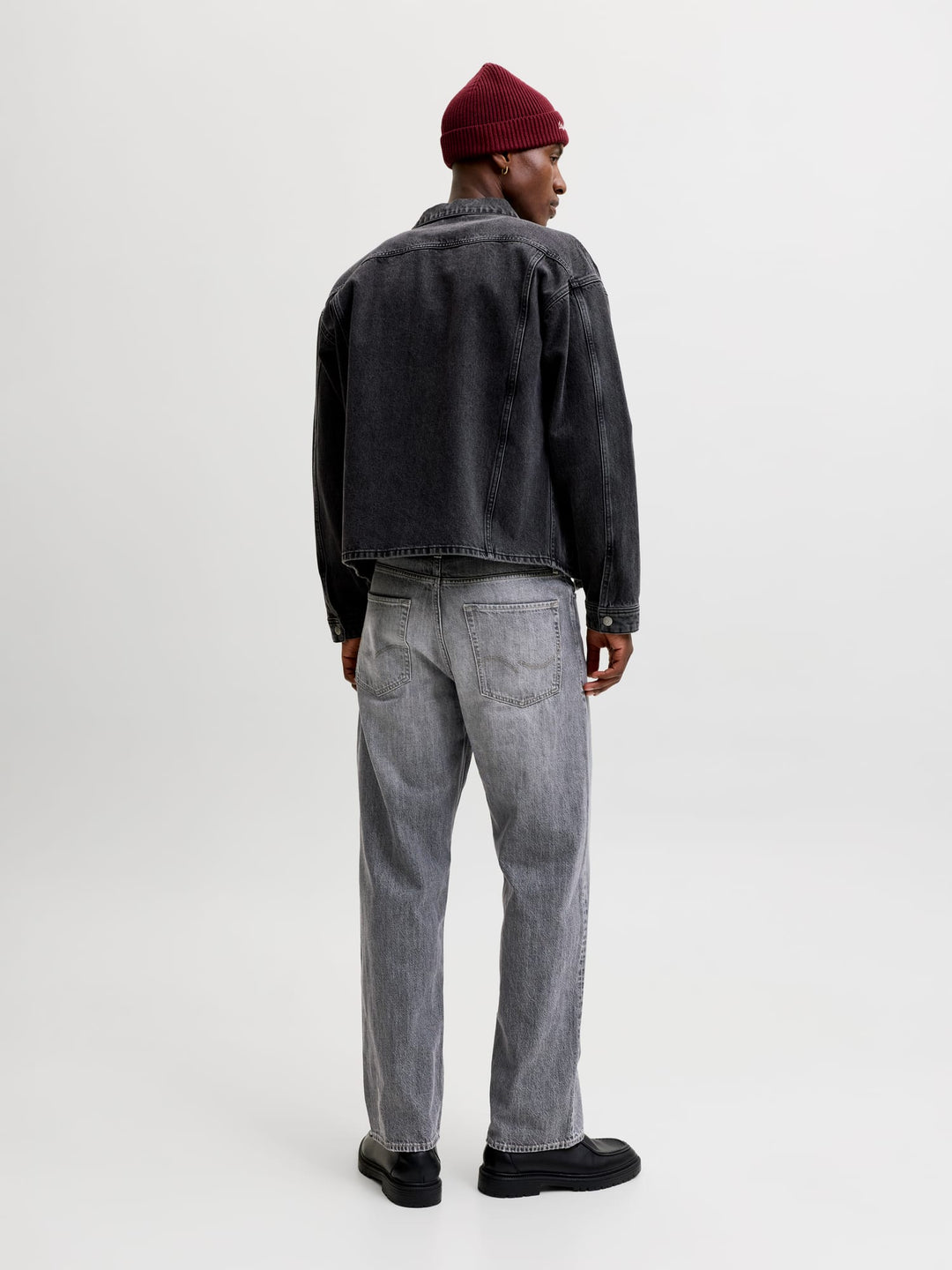 Jack &amp; Jones 12300804 Alex jeans low croth-baggy fit grey denim – heren - L34