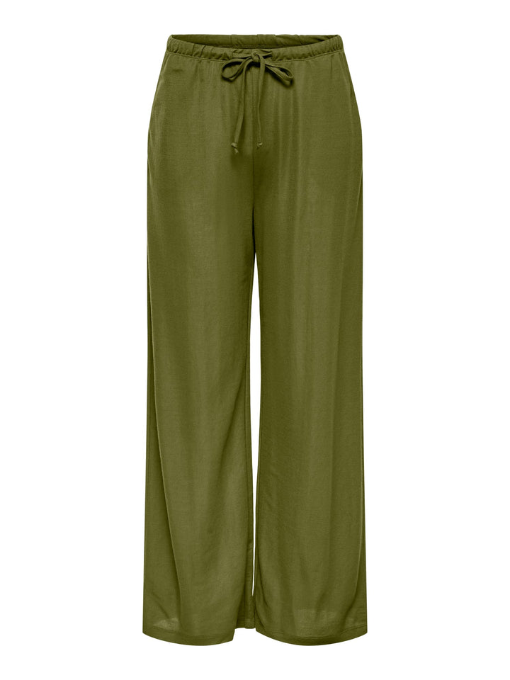 Jacqueline de Yong 15374331 Leslie lange broek groen - L32
