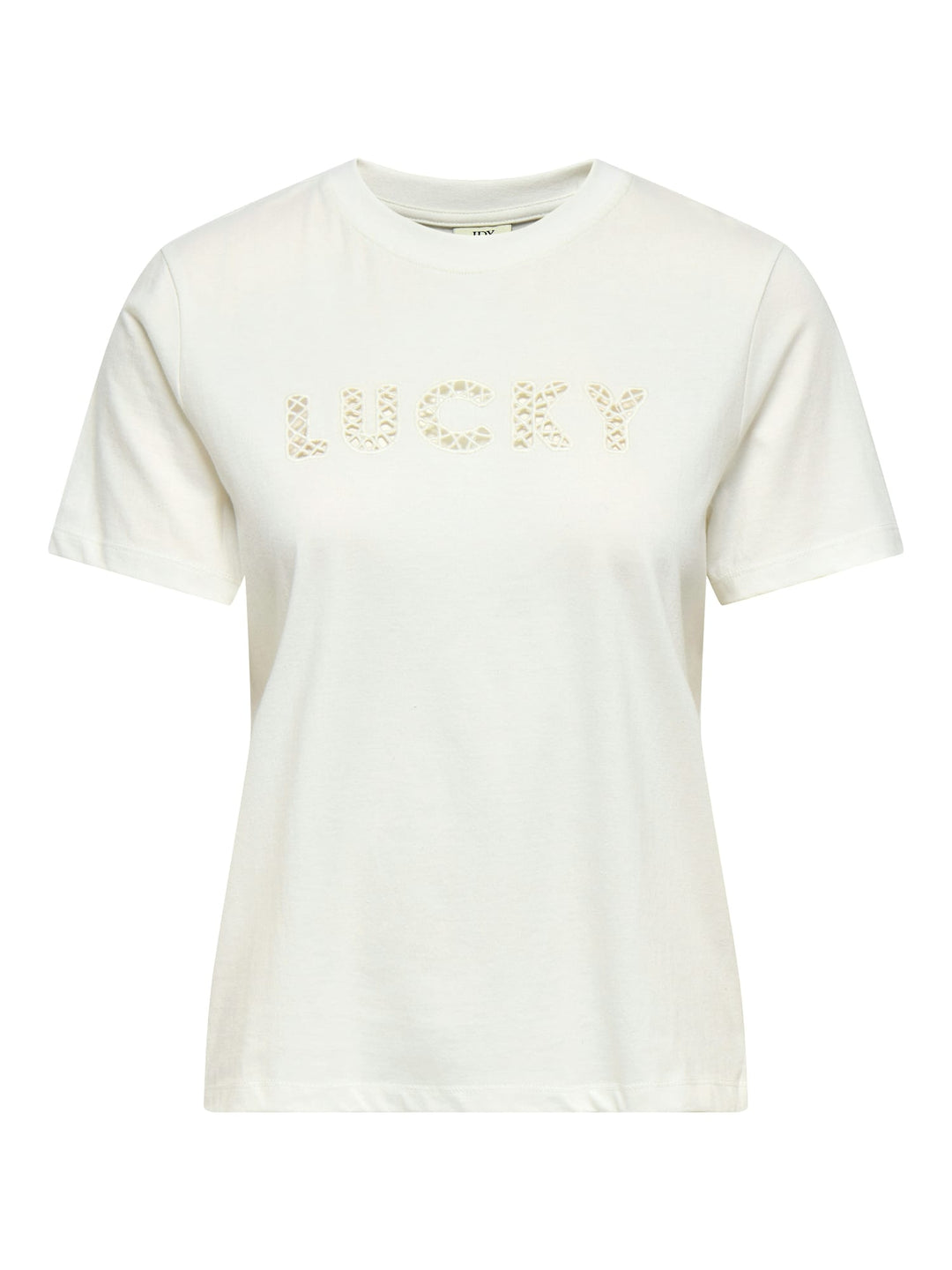 Jacqueline de Yong t-shirt Selma off-white – dames