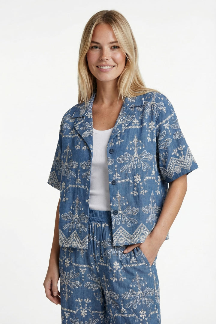 G-Maxx Maeva blouse lichtblauw – dames