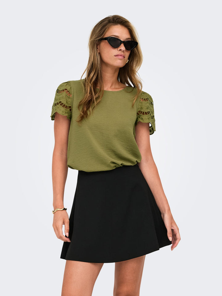 Jacqueline de Yong Hannah top groen – dames