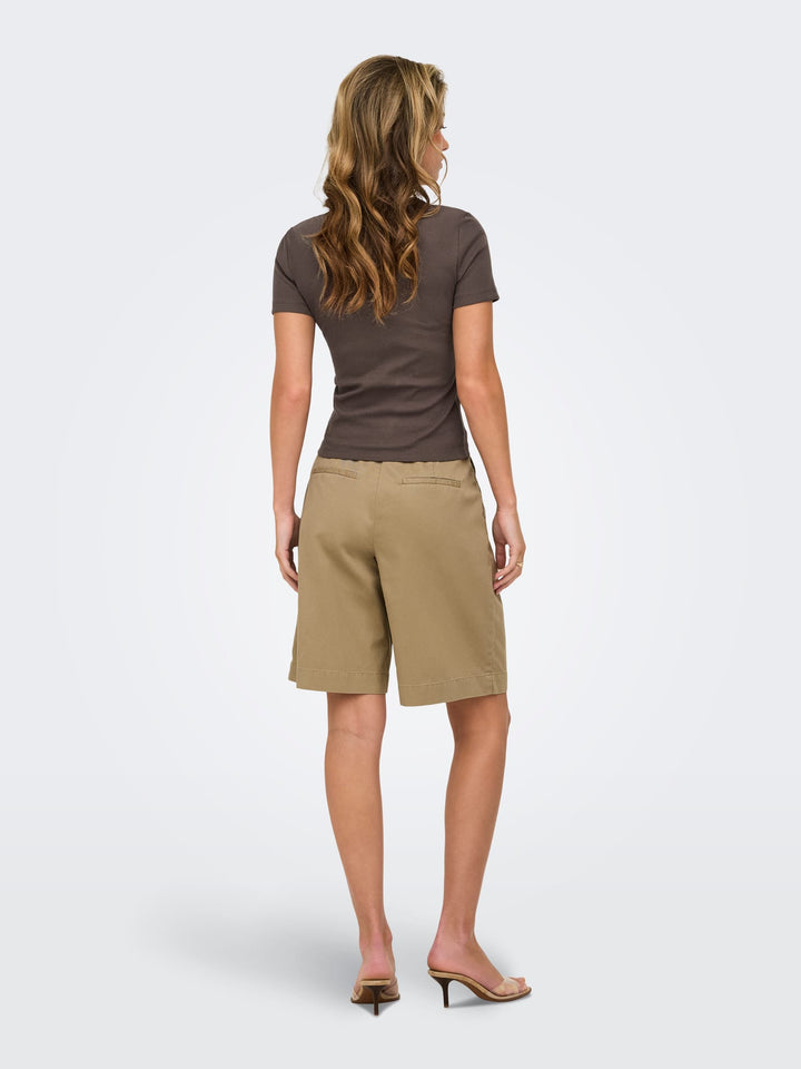 Only T-shirt bruin – dames