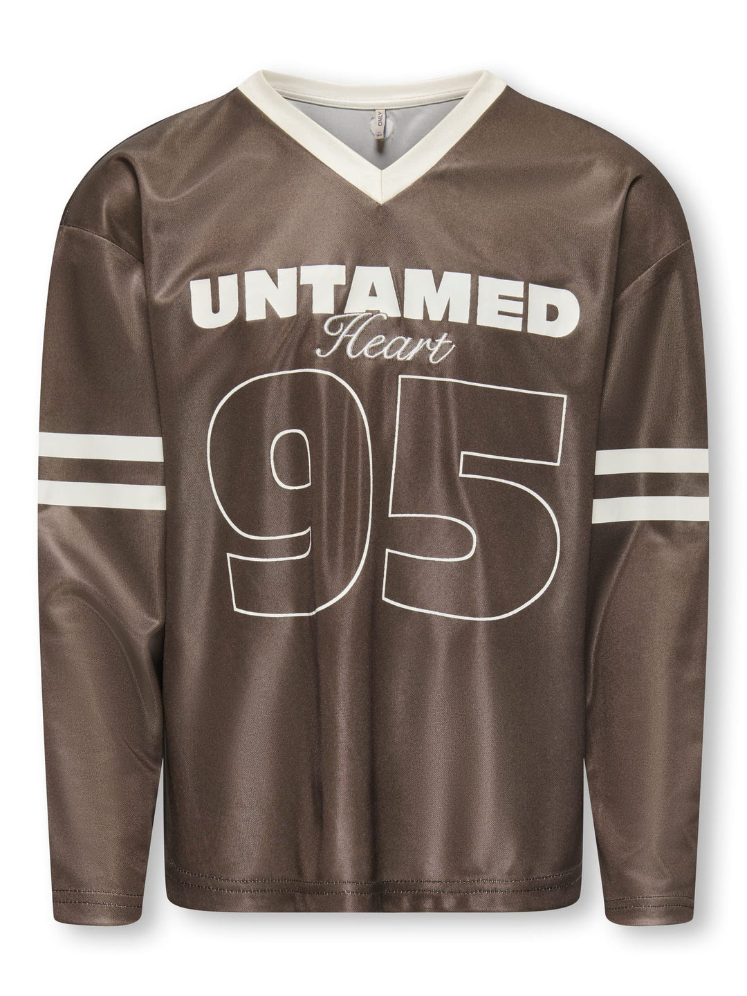 kids only 15392103 lulu top l/m meisjes bruin