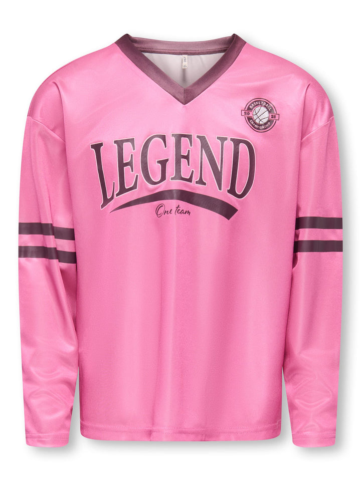 kids only 15392103 lulu top l/m meisjes roze