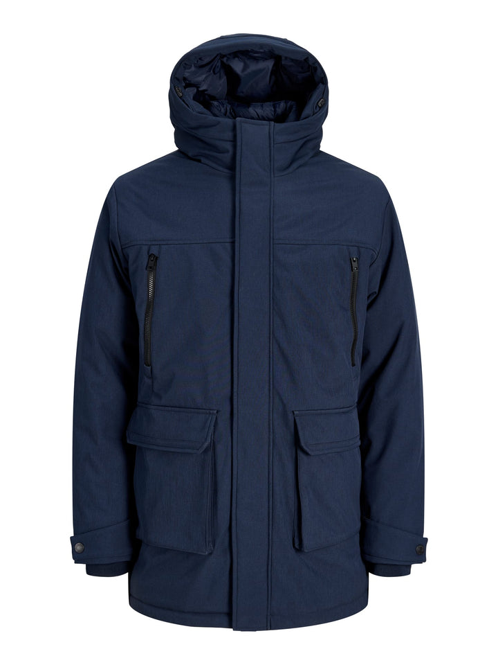 Jack &amp; Jones 12298732 Clark winterjas navy – heren