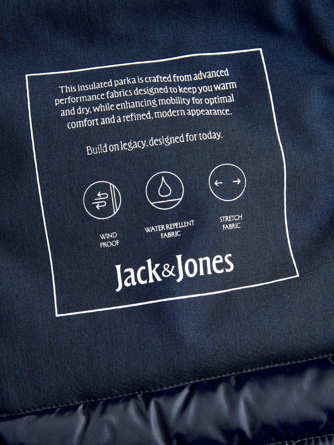 Jack &amp; Jones 12298732 Clark winterjas navy – heren