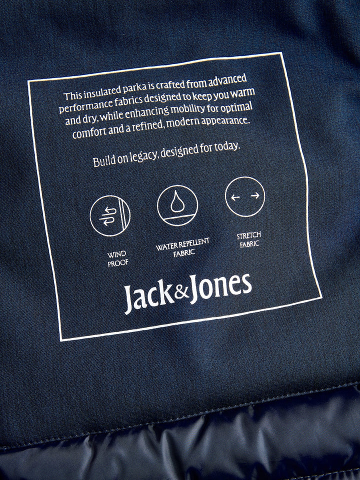 Jack &amp; Jones 12298732 Clark winterjas navy – heren