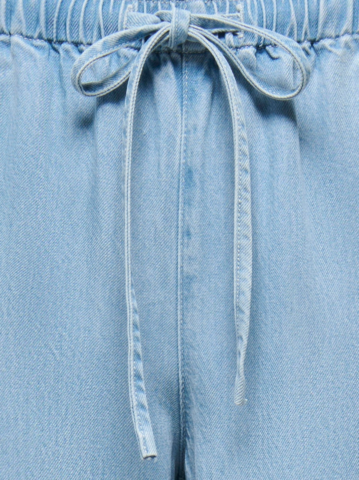 Jacqueline de Yong Mira lange broek dames – blue denim - L32