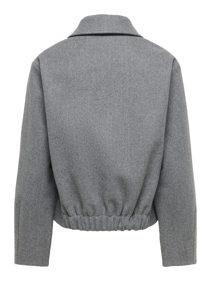 Only 15382201 Trish bomberjack antraciet – dames