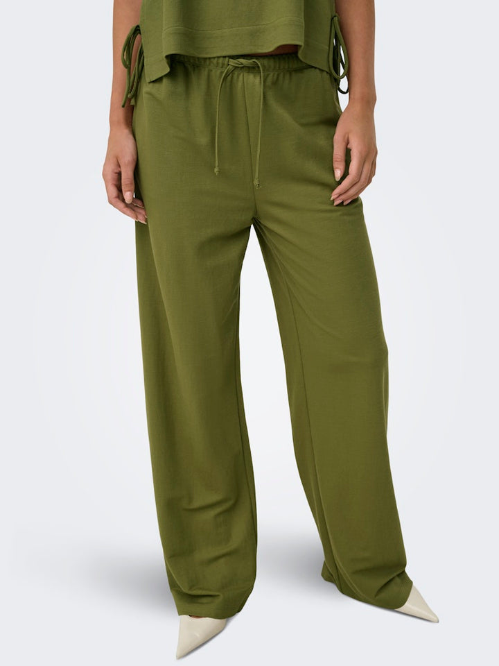 Jacqueline de Yong Leslie lange broek groen – dames - L32