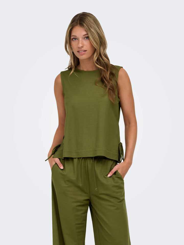 Jacqueline de Yong 15374333 leslie top olijf – dames