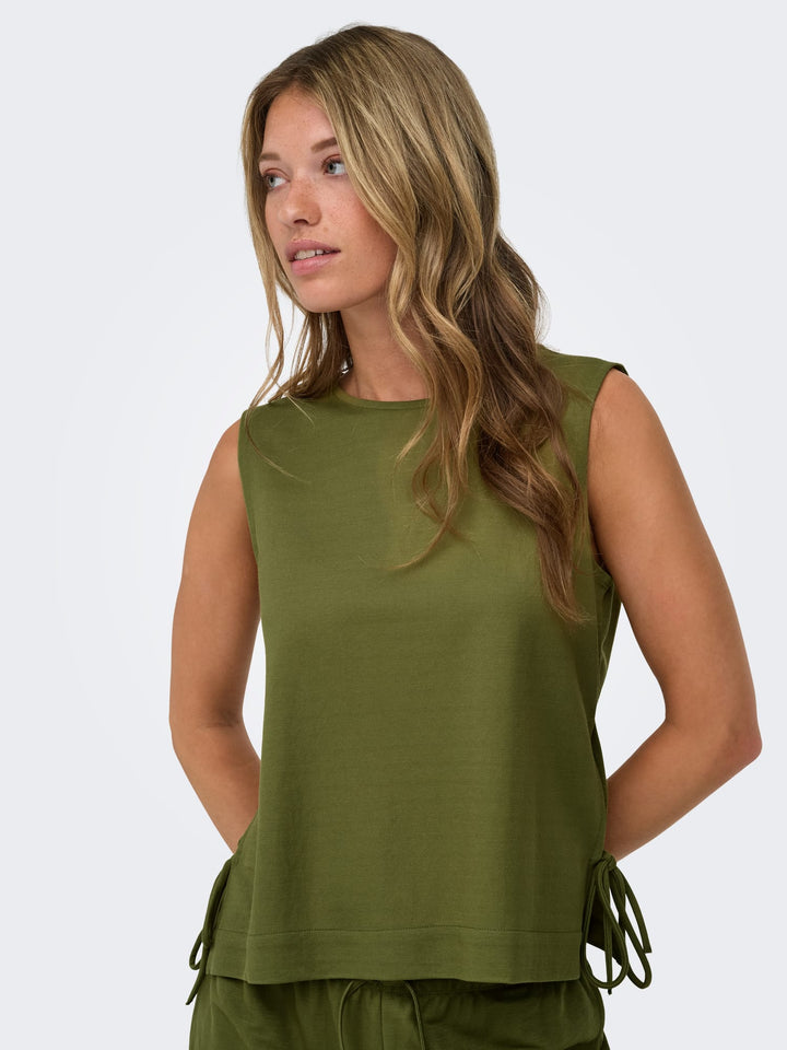 Jacqueline de Yong 15374333 leslie top olijf – dames