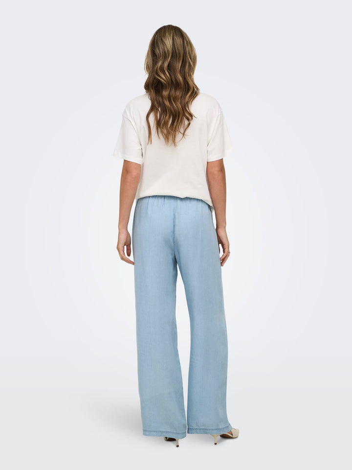 Only 15363959 Charis lange broek blue denim – dames