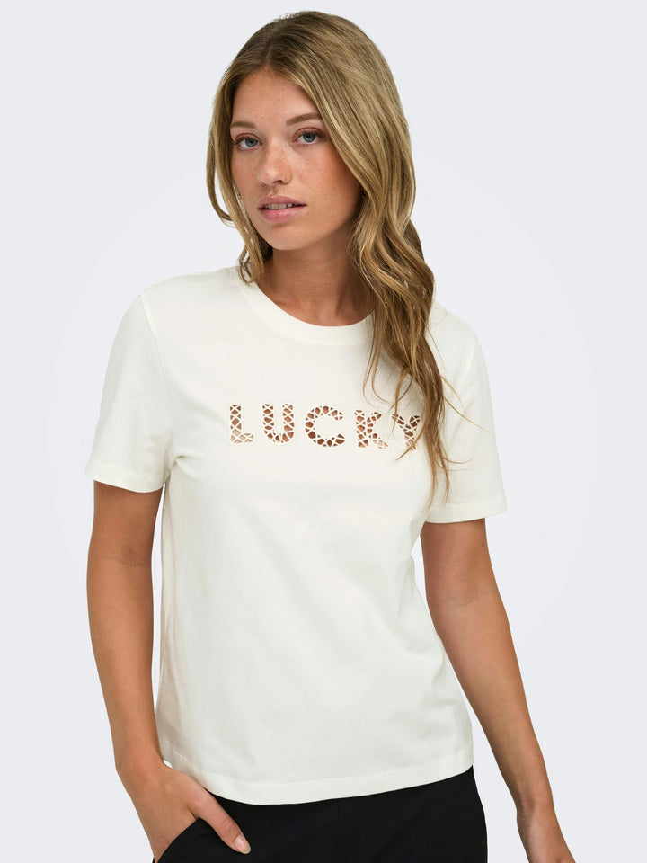 Jacqueline de Yong 15356356 selma T-shirt off-white