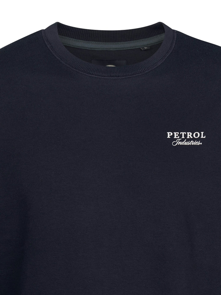 Petrol men M-3060-SWR181 sweater heren navy