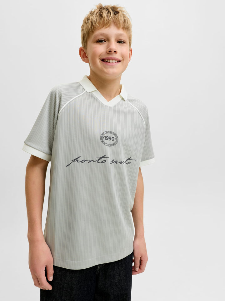 Jack & Jones Kids polo grijs melee – jongens