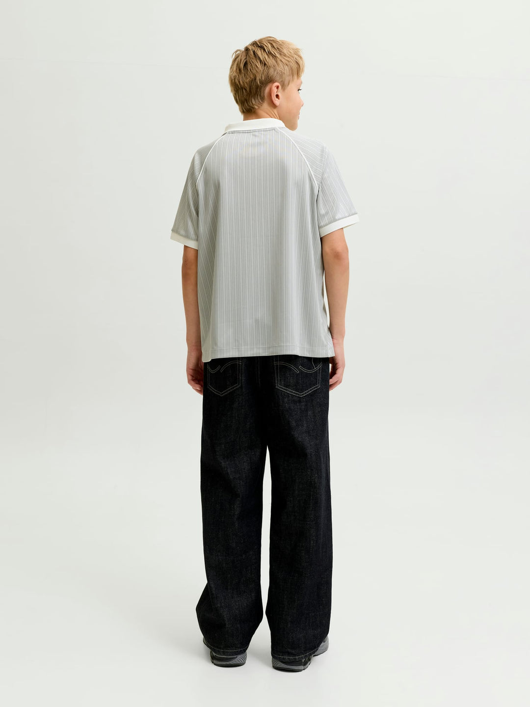 Jack & Jones Kids polo grijs melee – jongens