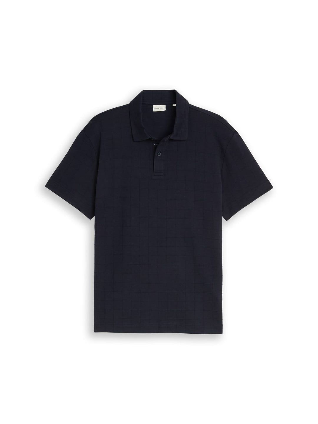 Tom Tailor polo k/m heren navy – jacquard