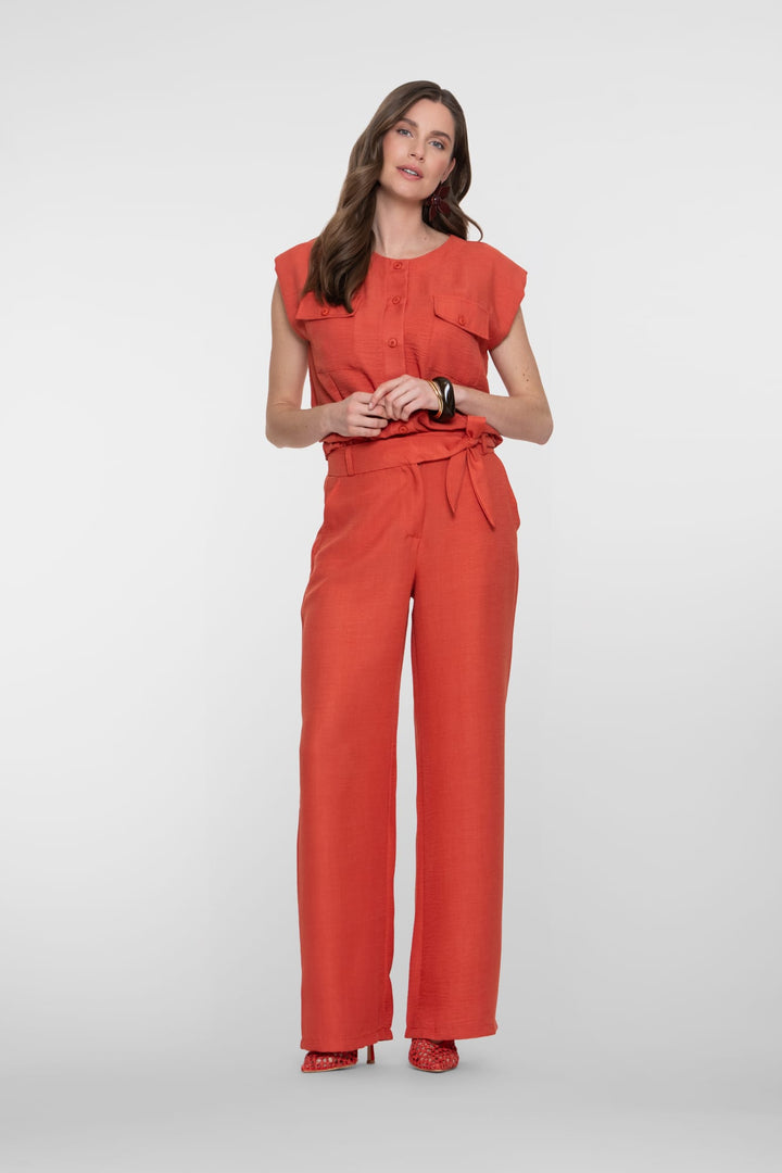 Geisha lange broek dames brique – 61100-60
