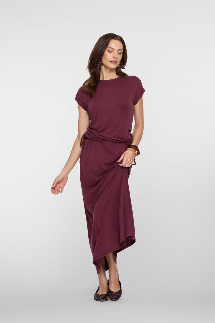 Geisha rok maxi dames bordeaux - 66364-20